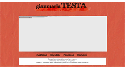 Desktop Screenshot of gianmariatesta.com